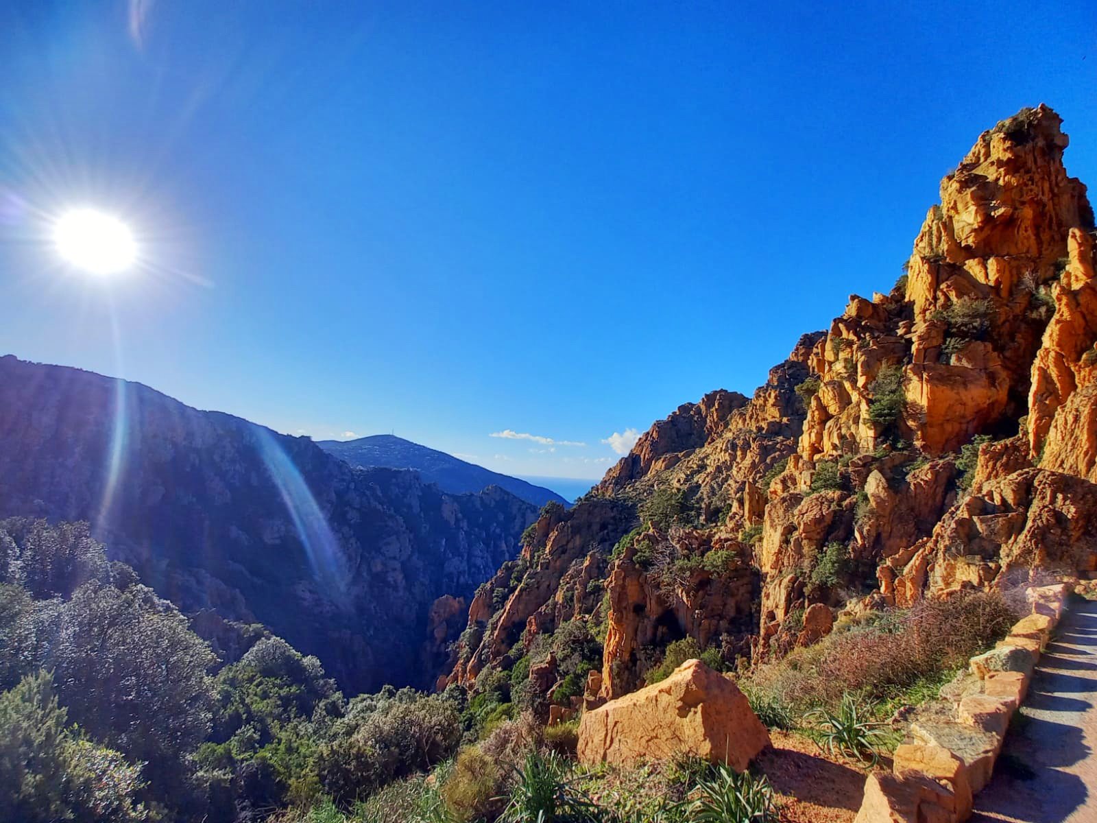 Photo du canyon du Dardu dans les Calanques de Piana 