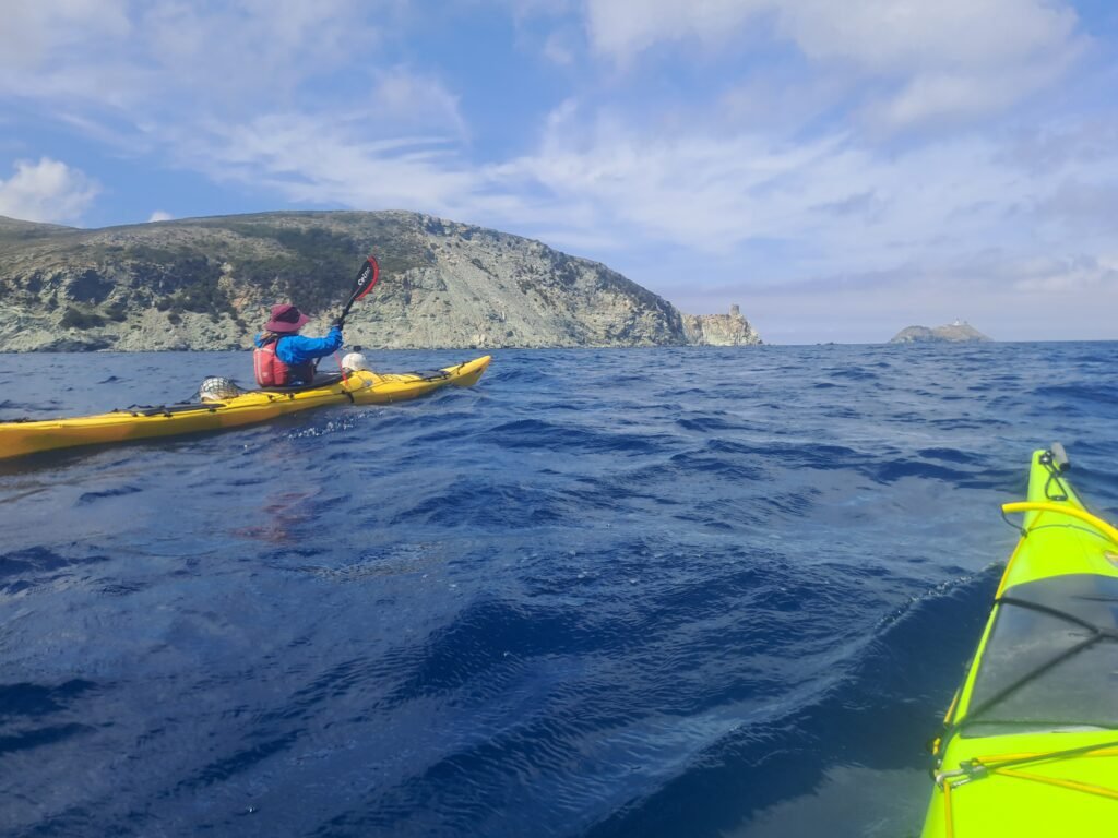 Tina sailing around